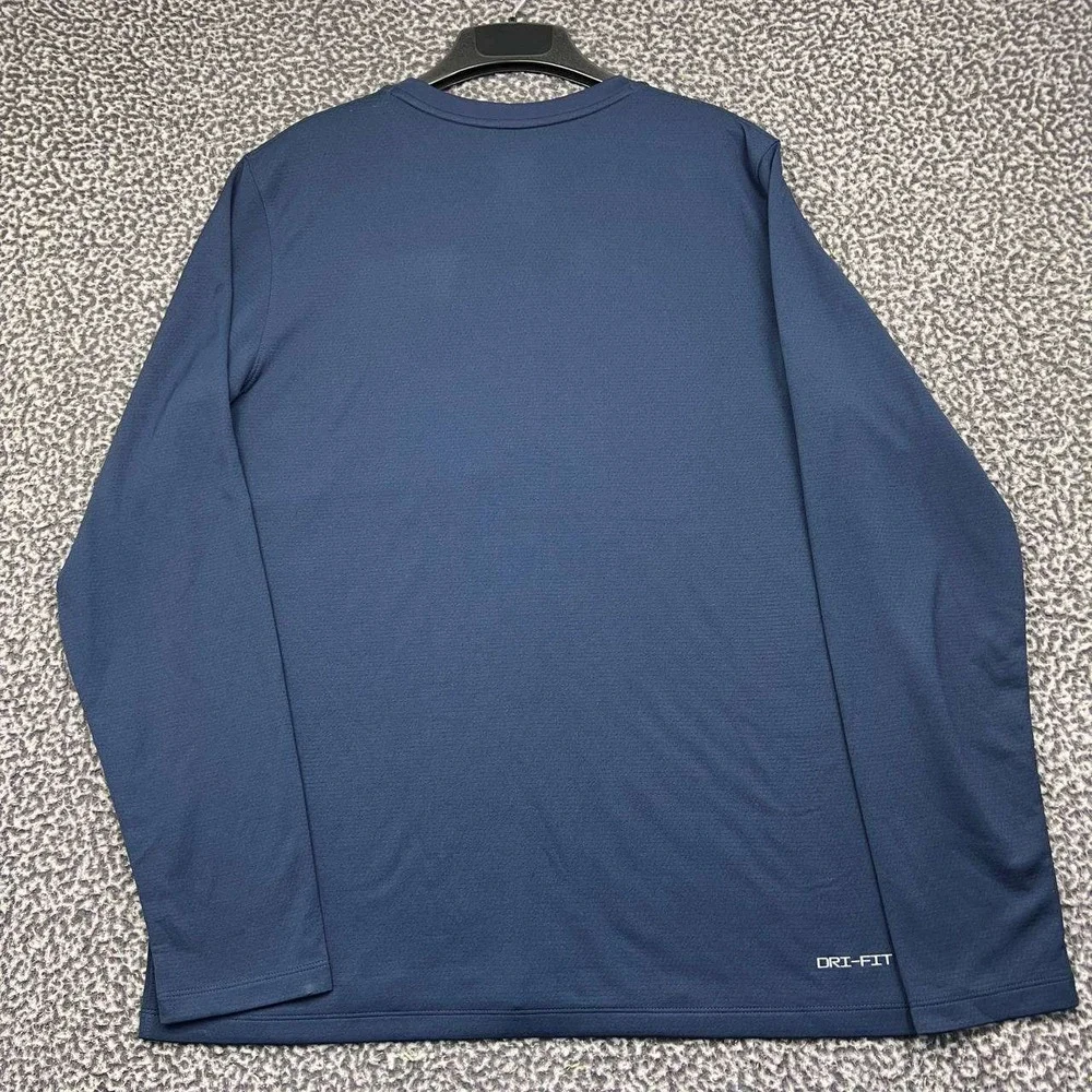 Air Jordan Michigan Wolverines Dri-FIT Shirt Men Large Jumpman Long Sleeve New L